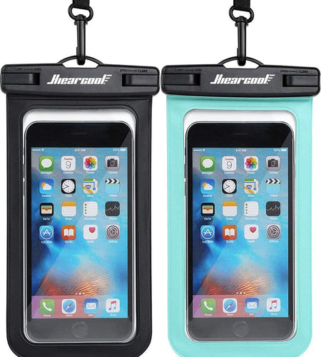 Waterproof Phone Pouch, Waterproof Phone Case for Iphone 15 14 13 12 Pro Max XS Samsung, IPX8 Cellphone Dry Bag Beach Essentials 2Pack-8.3"