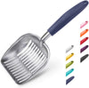 Flat Aluminum \ 01 Blue Handle